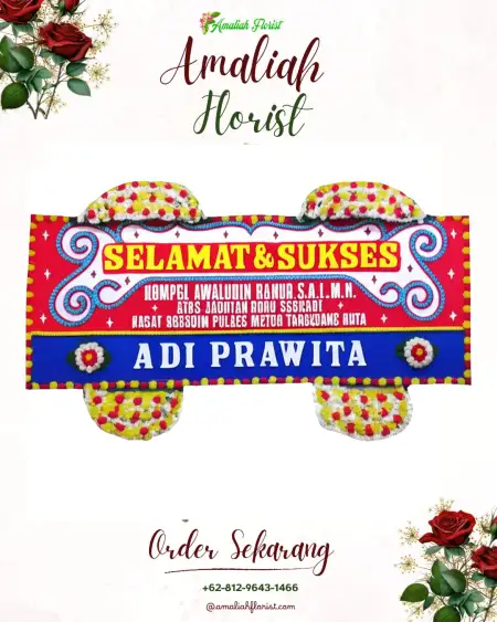 Papan Bunga Ucapan Selamat Ujung Gurun